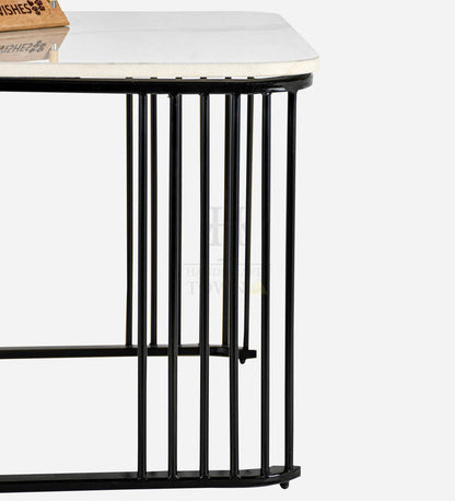 Square Frame Nesting Tables Black