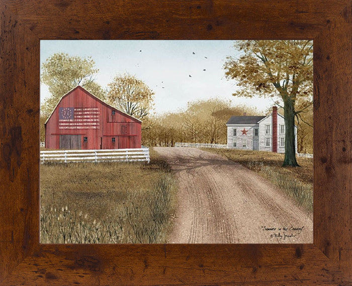 Summer in the Country by artist Billy Jacobs BJ1045 - Summer Snow Art