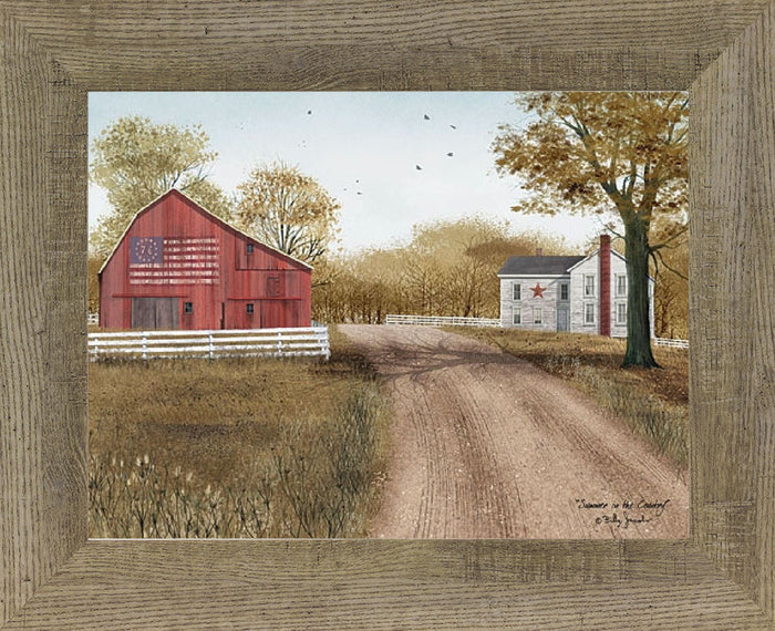 Summer in the Country by artist Billy Jacobs BJ1045 - Summer Snow Art