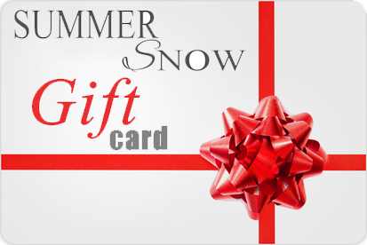 Summer Snow digital gift card for framed wall art and home decor, delivered instantly by email