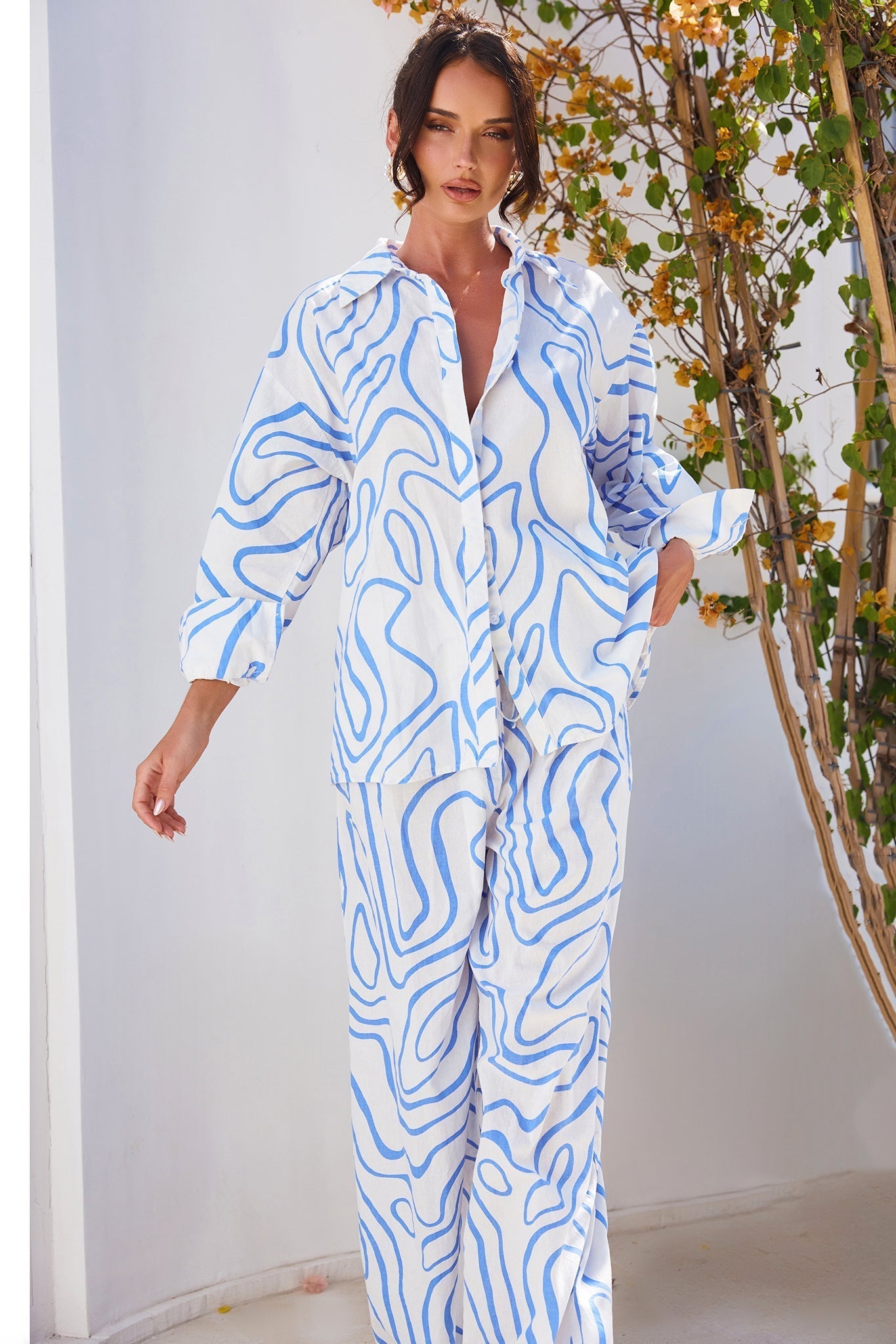 Sunlights In Capri Shirt - Blue