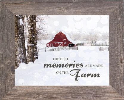 The Best Memories are Made on the Farm SSA124 - Summer Snow Art