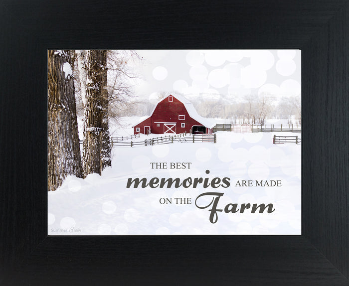 The Best Memories are Made on the Farm SSA124 - Summer Snow Art