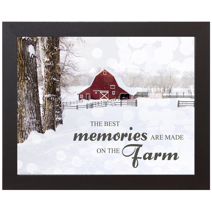 10x8" 1" Frame With Easel Back / Black