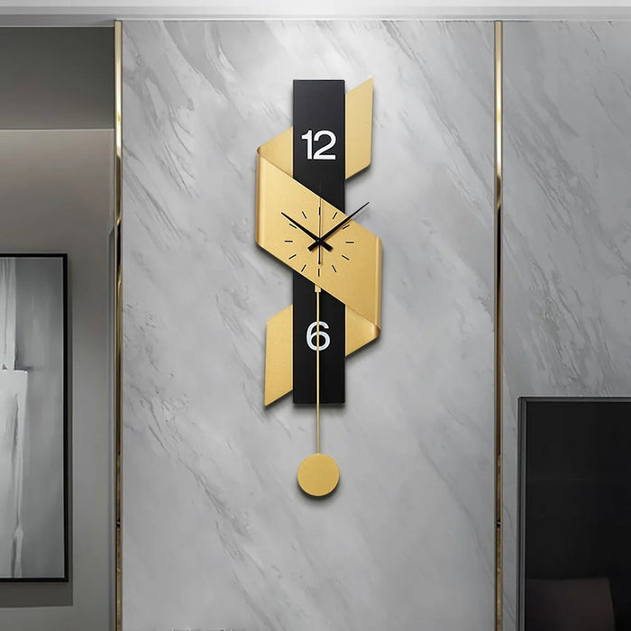 The Ribbon designer wall clock