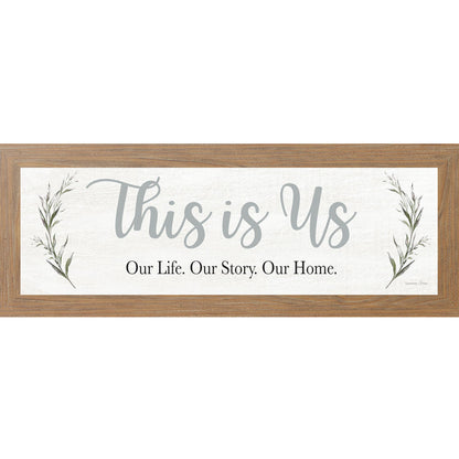 This Is Us – Our Life, Our Story, Our Home Framed Wall Art | Family Home Decor (SSA10361)