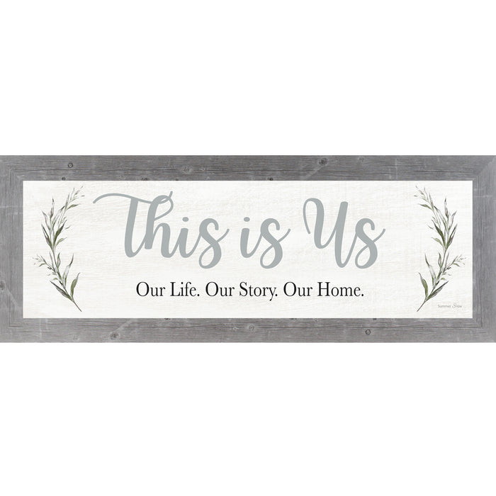 This Is Us – Our Life, Our Story, Our Home Framed Wall Art | Family Home Decor (SSA10361)