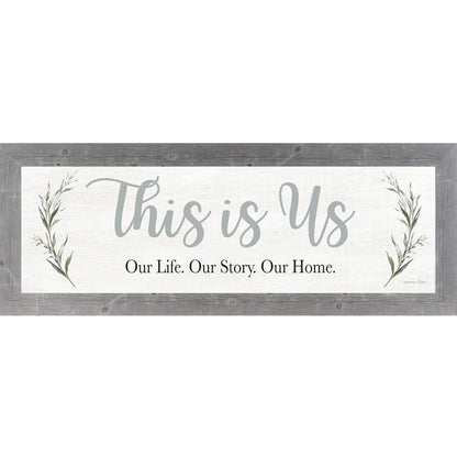 This Is Us – Our Life, Our Story, Our Home Framed Wall Art | Family Home Decor (SSA10361)