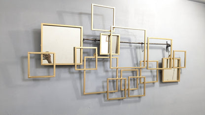 Urban Rectangular Abstract Metal Wall Art
