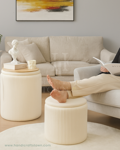 VelvaPod Ottoman Set of 2