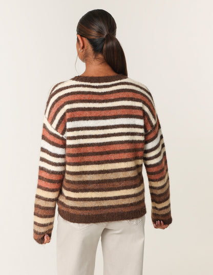 Colourful Jumper With Stripes