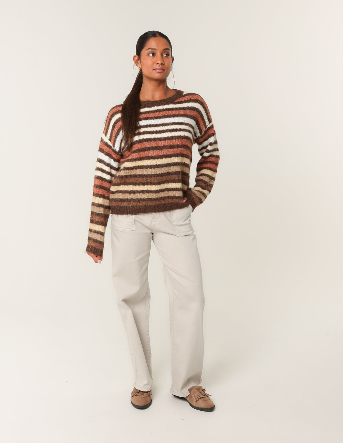Colourful Jumper With Stripes