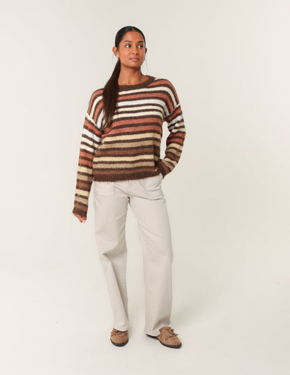 Colourful Jumper With Stripes