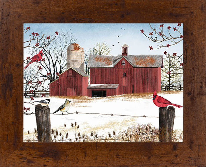 Winter Friends by artist Billy Jacobs BJ1038 - Summer Snow Art