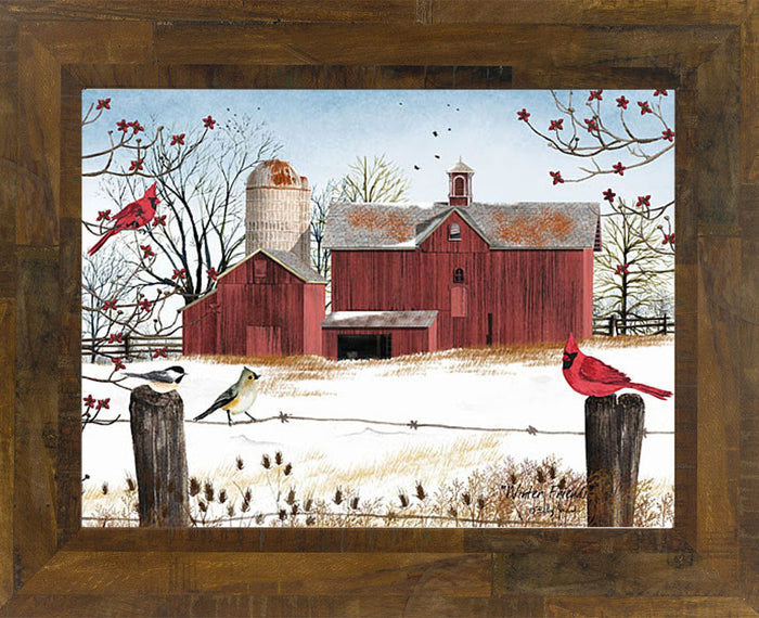 Winter Friends by artist Billy Jacobs BJ1038 - Summer Snow Art