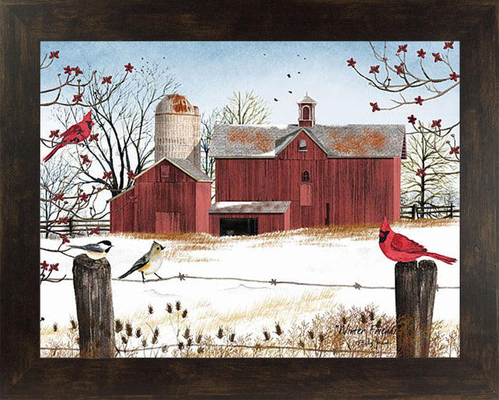 Winter Friends by artist Billy Jacobs BJ1038 - Summer Snow Art