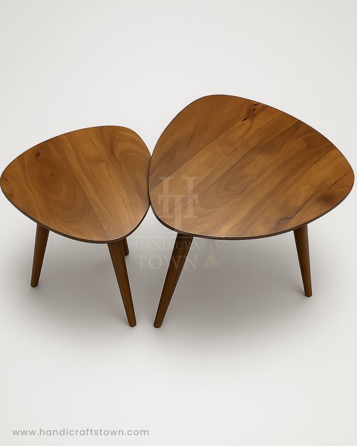 Premium wooden Duo table design